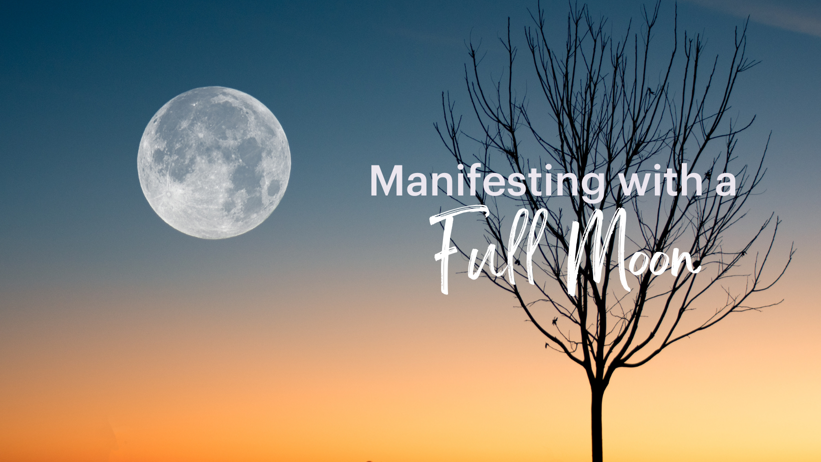 manifesting with the moon cover page